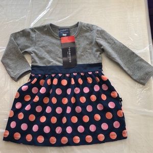 ToobyDoo Baby Girl Dress with Polka Dots